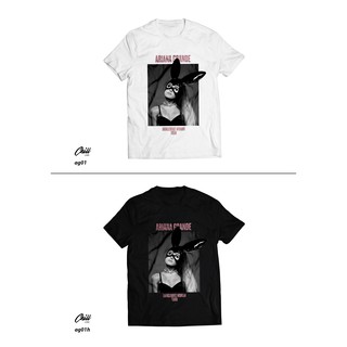 คอลูกเรือเสื้อยืดคอกลมเสื้อยืด พิมพ์ลาย I CUSTOM I Music I POP I TSHIRT I GILDAN Ariana GRANDE 1 Iผ้าฝ้ายแท้