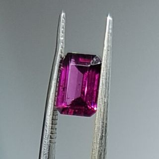 Rhodolite Geniune Gemstone (Rectangle Shape)