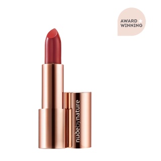 ของแท้/พร้อมส่ง Nude By Nature Moisture Shine Lipstick (#08 Garmet) 4g. มอยส์เจอร์ ชายน์ ลิปสติก