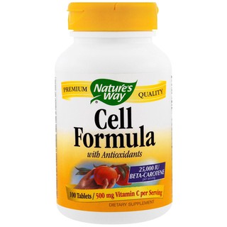 Natures Way, Cell Formula with Anitoxidants, 100 Tablets