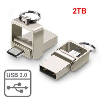 【SG】แฟลชไดรฟ์ Otg U Disk 2TB Micro USB 3.0 แบบหมุนได้