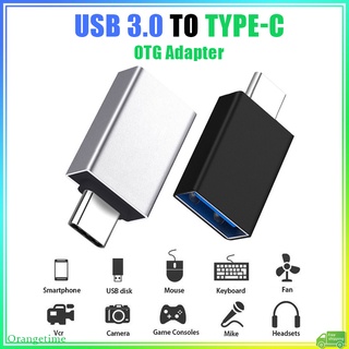 【จัดส่งรวดเร็ว】อะแดปเตอร์ชาร์จ Usb เป็น Type C USB 3.0 OTG สําหรับถ่ายโอนข้อมูล และชาร์จเร็ว