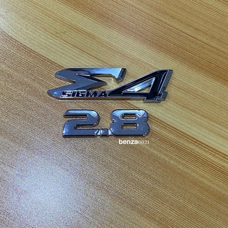โลโก้ SIGMA4 2.8 ติดท้าย Toyota  ชุด 2 ชิ้น
