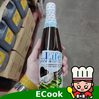 ecook น้ำมันหอย 500ml good life oyster sauce low sodium