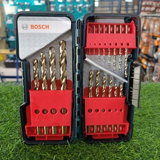 {ผ่อน0%3เดือน X 430บาท} BOSCH ชุดดอกสว่าน HSS-Co SET  18 ตัวชุด