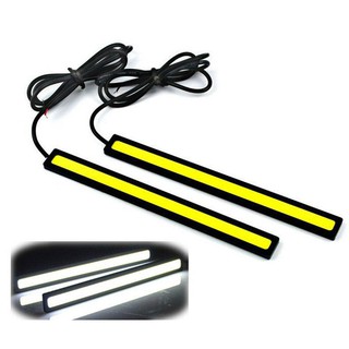 2pcs Waterproof 12V LED COB Car Auto DRL Driving Daytime Running Lamp Fog