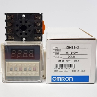 Timer DH48S-S Omron 0.1S-99H Coil 12 V + Socket