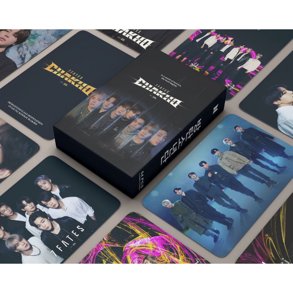 มาใหม่ โปสการ์ด อัลบั้มรูปศิลปินเกาหลี BTS 2022 7FATES CHAKHO 54 ชิ้น