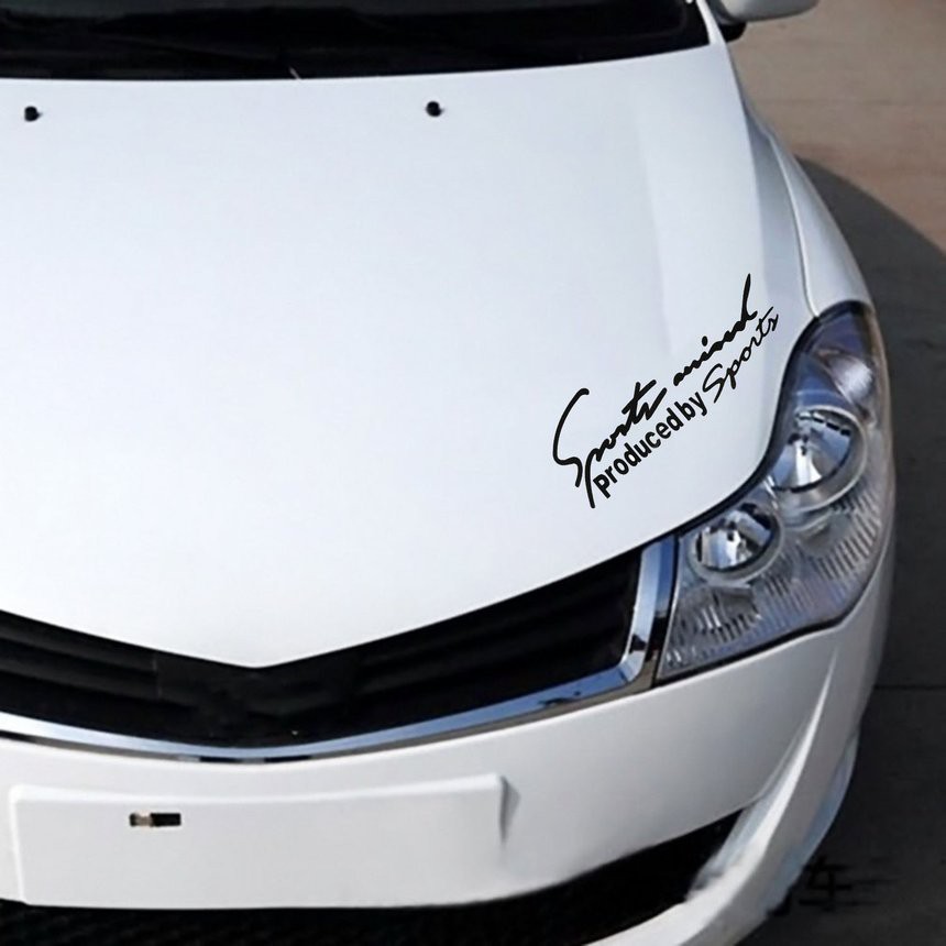 สติ๊กเกอร์แต่งซิ่ง สติ๊กเกอร์แต่งรถเก๋ง ติดแต่งไฟหน้ารถ ขนาด 18x7 cm พร้อมส่ง FS002