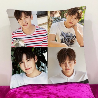 หมอนอิงสั่งทำ ใส่ได้4รูป หมอนอิงขนนุ่ม หมอนอิงโซฟา หมอนอิงในรถ หมอนอิง Cushions ji chang wook จีชางอุค