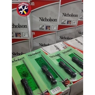 ตะไบ สามเหลี่ยม 4”,5”,6”,7” พร้อมด้าม ราคา/กล่อง 12ชุด Nicholson ขายส่งตะไบ