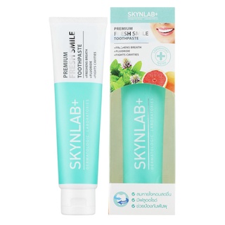 SKYNLAB Premium Fresh Smile Toothpaste ยาสีฟันสกินแล็บ เฟรชสไมล์ แบบหลอด