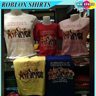 Tee เสื้อยืด เสื้อวันเกิดสําหรับเด็ก ROBLOX / เสื้อครอบครัว ROBLOX / ไอเดียของขวัญวันเกิด ROBLOX (3l