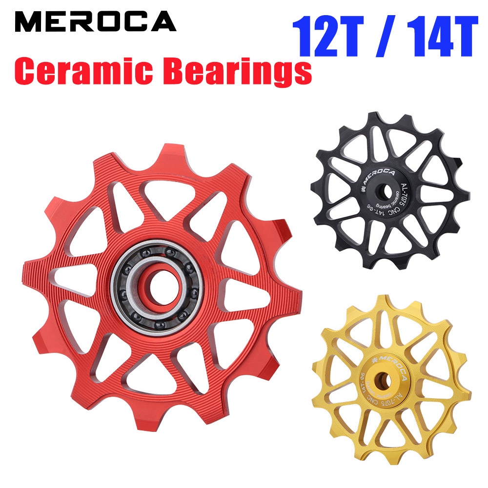ลูกรอกตีนผี เซรามิค 12T 14T สําหรับรถจักรยาน SRAM XX1 GX SHIMANO