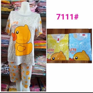 ชุดนอนขาสั้นขายปลีกราคาถูก 115 บาท รุ่น 7111