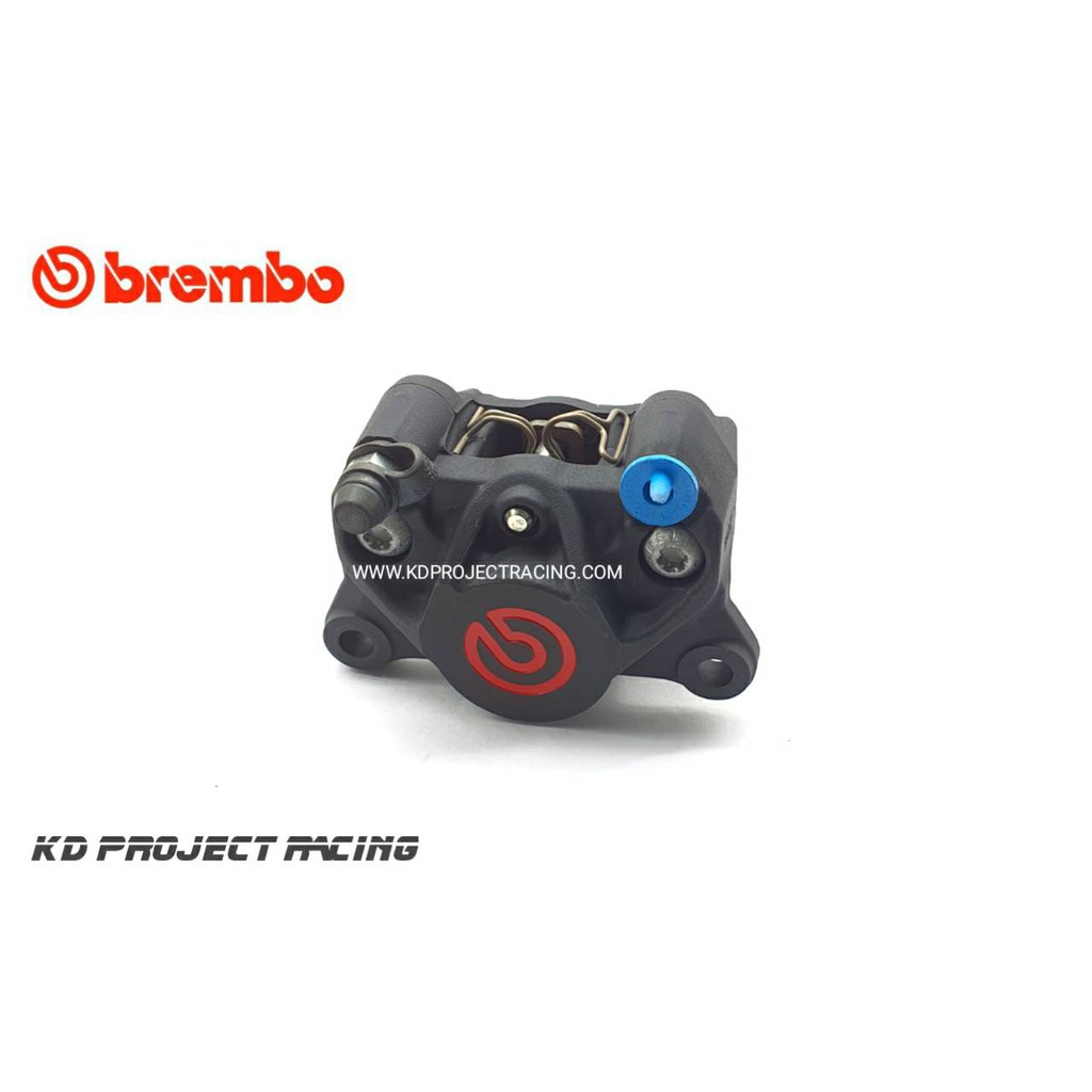 ปั้มผีเสื้อดำ Brembo 2พอต โลโก้แดง แท้