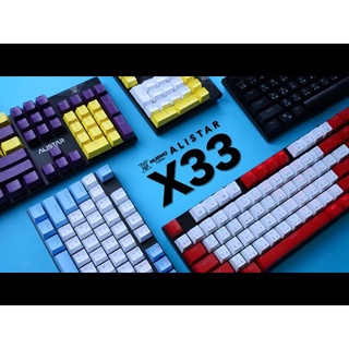 KEYBOARD (คีย์บอร์ด) NUBWO X33 ALISTAR [BLUE SWITCH] มี 5 สีให้เลือก สินค้ารับประกันศูนย์ในไทย