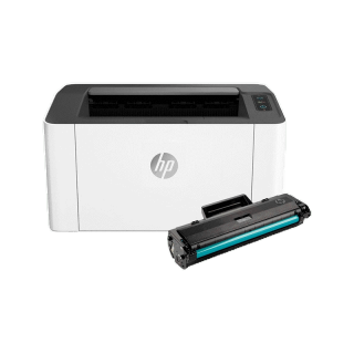 จัดส่งฟรี!! Printer HP LASER 107W ใช้กับหมึกรุ่น HP 107A BK สามารถออกใบกำกับภาษีได้ รับประกันศูนย์ (พร้อมหมึกเเท้)