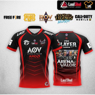 เสื้อเกมส์มิ่งNo.05 คอวีซ่อน สไตล์ E-Sport เสื้อพิมพ์ลายเกมส์ ROV CALL of DUTY PUBG