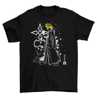 Tshirtคอลูกเรือcrew neckเสื้อยืดลําลอง แขนสั้น พิมพ์ลาย The Nobody Kingdom Hearts คุณภาพสูง สไตล์เกาหลี สําหรับผู้ชาย แล