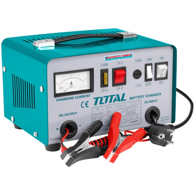 Total เครื่องชาร์จแบตเตอรี่ 12V / 24V 220V รุ่น TBC1601 ( Battery Charger )
