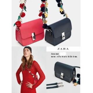 กระเป๋า Zara รุ่นใหม่ ชนชอป สายลายดอกไม้💓‼‼