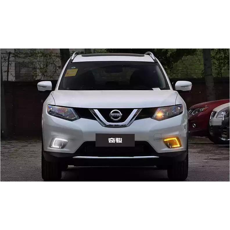 Mastersat NISSAN X-Trail รุ่นปี 2014-16 ไฟ Led Day light+ไฟเลี้ยว ในกันชนหน้า ตรงรุ่น วัสดุ ABS กันน้ำ รับประกัน 6 เดือน