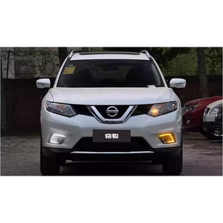 Mastersat NISSAN X-Trail รุ่นปี 2014-16 ไฟ Led Day light+ไฟเลี้ยว ในกันชนหน้า ตรงรุ่น วัสดุ ABS กันน้ำ รับประกัน 6 เดือน