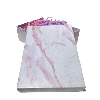 กล่องของขวัญ Crafts &amp; Paperie - Pink Marble Gift Box (27.5x19x8.5cm)