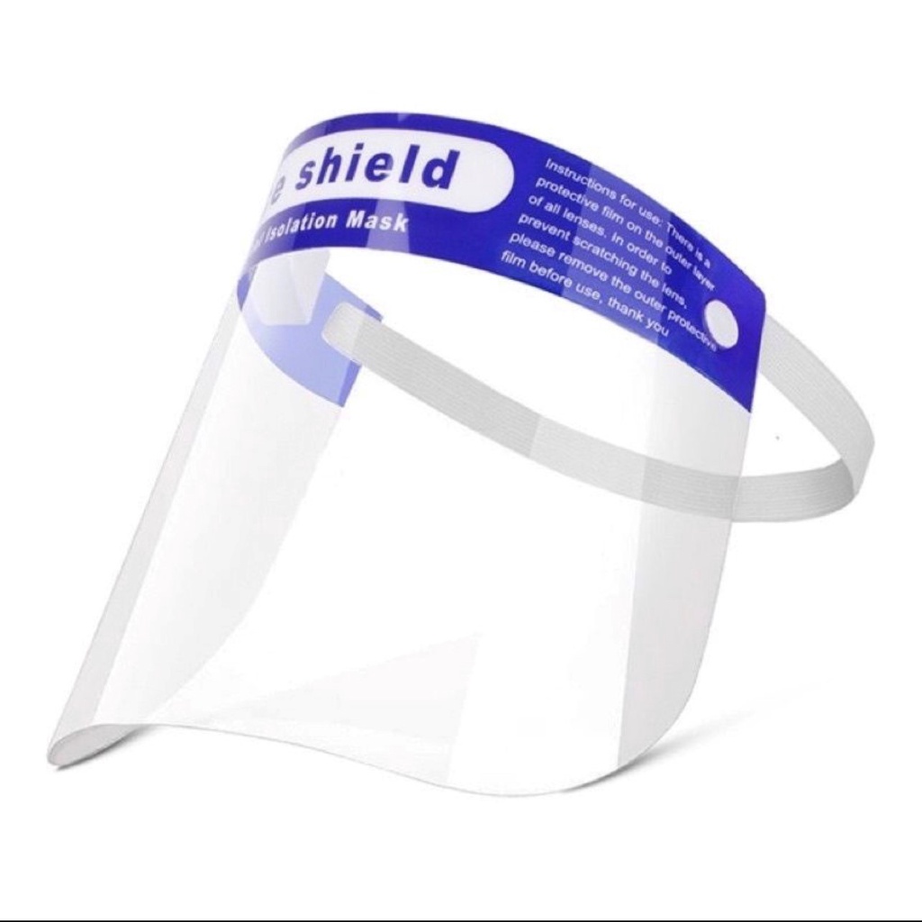 เฟสชิว Face Shield ทางการแพทย์ ป้องกันฝุ่นละออง สารคัดหลั่ง **พร้อมส่ง**