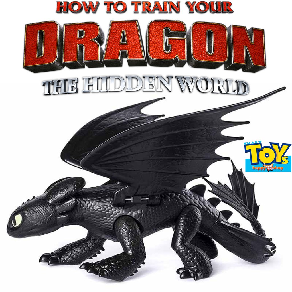 ตุ๊กตามังกรน้อยเขี้ยวกุดลิขสิทธิ์นำเข้าของแท้จาก DreamWorks รุ่นพิเศษสินค้าจำนวนจำกัด Spin Master Toothless