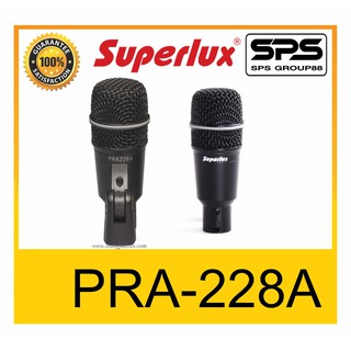 MICROPHONE ไมค์เครื่องดนตรี ไมค์กรองเสียง รุ่น PRA-228A ยี่ห้อ Superlux ของแท้ 1000% พร้อมส่ง