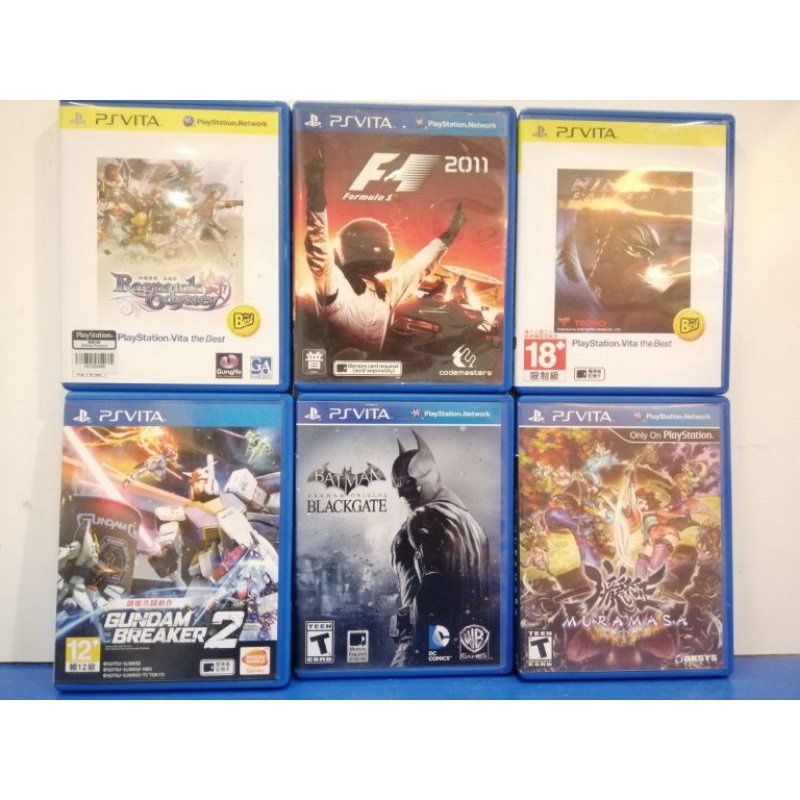 Cjdm PS VITA GAMES (USED PSVITA GAME) Shopee Thailand