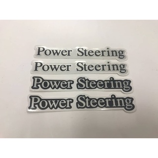 สติ๊กเกอร์ดั้งเดิม Power Steering สำหรับติดรถกระบะ NISSAN BIGM