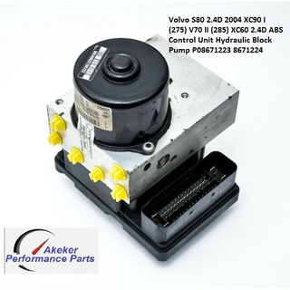 Volvo S80 2.4D 2004 XC90 I (275) V70 II (285) XC60 2.4D ABS Control Unit Hydraulic Block Pump P08671223 8671224