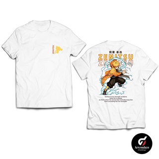 เสื้อยืด ลายการ์ตูนอนิเมะ ZENITSU AGATSUMA THUNDERSTROM NO YAIBA สําหรับผู้ชาย