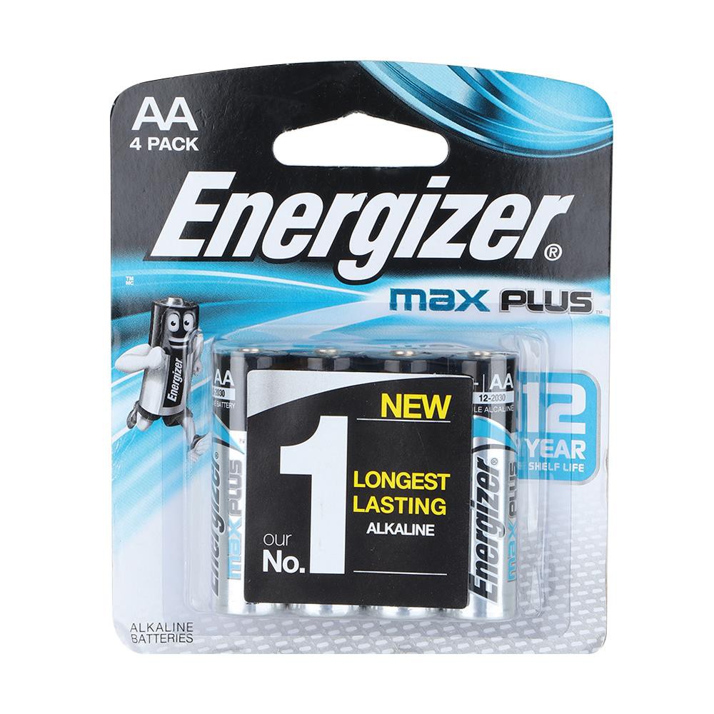 🔥แนะนำ!! ไฟฉาย อุปกรณ์ ถ่านอัลคาไลน์ AA ENERGIZER MAx PLUS BP4 ไฟฉาย ไฟฉุกเฉิน งานระบบไฟฟ้า ALKALINE