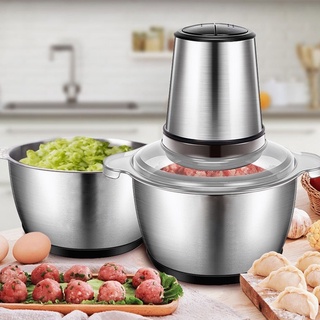 Electric Meat Grinder Stainless Steel Multifunctional 2L 220V 300W Household Blender Kitchen Accessories