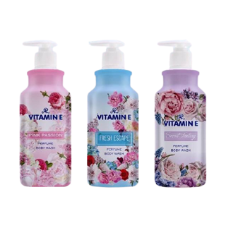 ครีมอาบน้ำ น้ำหอม AR อารอน (400 กรัม) NEW AR VITAMIN E PERFUME BODY WASH