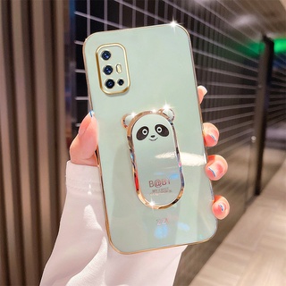 เคสโทรศัพท์มือถือ ลายการ์ตูนหมีน่ารัก 6D หรูหรา สําหรับ VIVO V15 V15 Pro V17 V19 V19 NEO