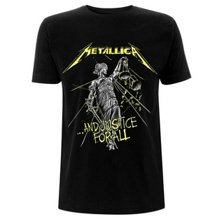 เสื้อยืด พิมพ์ลาย Metallica And Justice สําหรับผู้ชาย และผู้หญิง