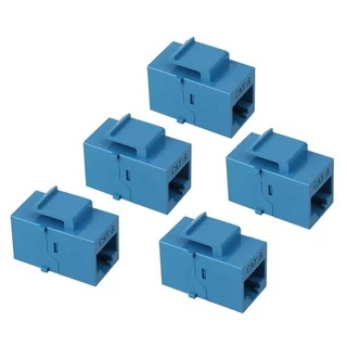 หัวต่อสายแลน CAT6 Keystone Coupler, RJ45 UTP Coupler Insert-Snap-in Connector Socket Adapter Port for Wall Plate Outlet
