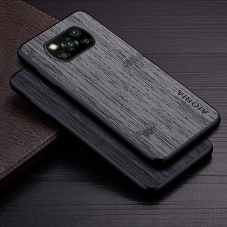 เคสโทรศัพท์มือถือหนัง ลายไม้ไผ่ หรูหรา สําหรับ xiaomi poco x3 nfc x3 Pro poco x3 nfc