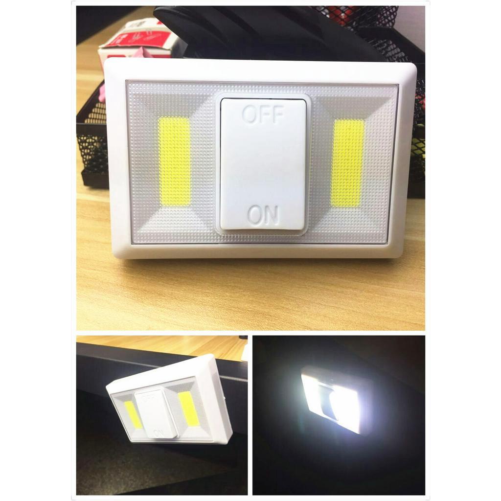 BB switch Light COB LED ไฟติดผนัง พร้อมสวิตเปิดปิด ไม่ต้องเดินสาย ใช้ ...