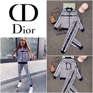 ชุดเซ็ต Cristian Dior Jacket + กางเกงวอมขายาว