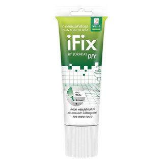 กาวยาแนวสำเร็จรูป จระเข้ ไอฟิกซ์ ขาวTILE GROUT JORAKAY IFIX WHITE