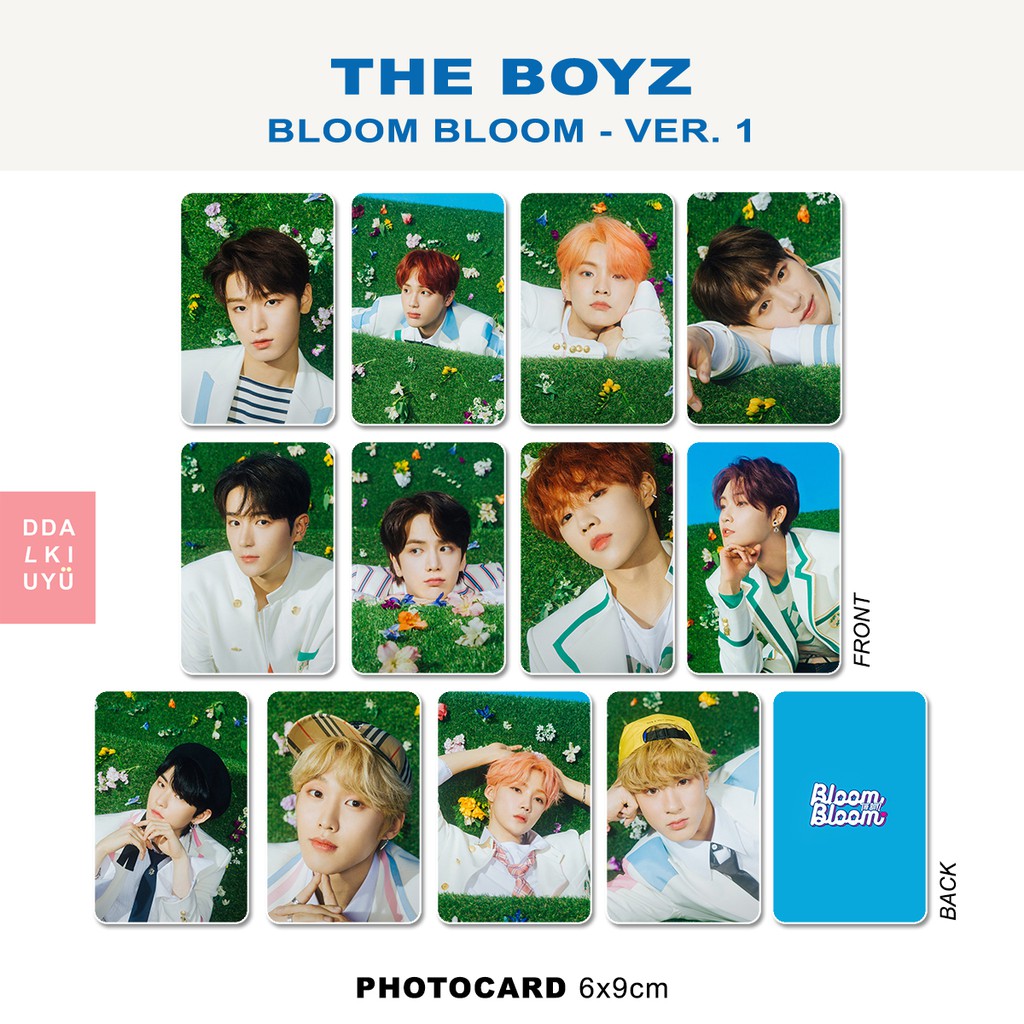 The Boyz โฟโต การ ด Bloom Bloom Ver 1 Shopee Thailand
