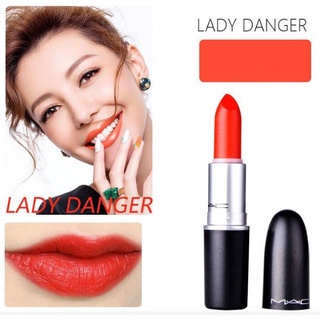 Beauty-Siam แท้ทั้งร้าน !! แบ่งขายลิปสติก MAC LIPSTICK สี LADY  DANGER  แบ่งขายใส่กระปุก แถมแปรงทาลิปฟรี แท้100%