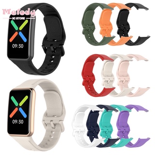 สายนาฬิกาข้อมือ ซิลิโคนนิ่ม สําหรับ OPPO Watch Free Sport Band