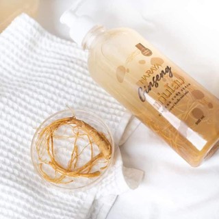 (แท้💯) แก่นโสมนริศรา ginseng body serum 500ml.